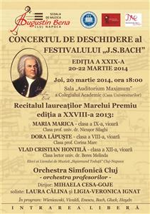 Concertul de deschidere al festivalului "J.S.Bach" 